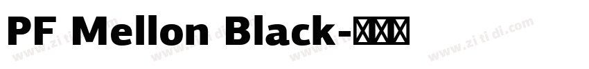 PF Mellon Black字体转换